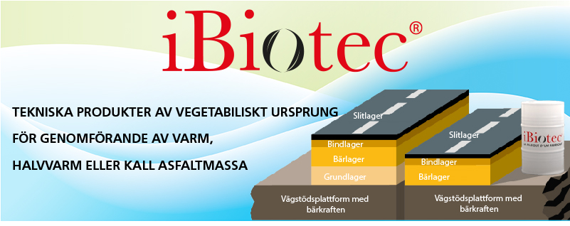 IBIOTEC SOLVETAL® AC 100 klibbfritt bitumen 100 % vegetabilisk